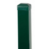 Stĺpik Strend Pro EUROSTANDARD, 2400/60x40/1,50 mm, zelený, hranatý, čiapočka, Zn+PVC, RAL6005