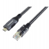 PremiumCord Ethernetový kabel USB-C - LAN RJ45 10/100/1000 MBIT 2m (ku31net2)