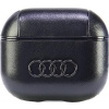 Kryt Audi Audi Leather Big Logo AirPods 3 černo/černý AU-AP3-GT/D3-BK