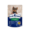 CLUB 4 PAWS Premium S kačicou v želé pre šteniatka miniatúrnych a malých plemien 100 g (4613)