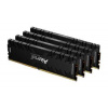 Kingston 64GB 2666MHz DDR4 CL13 DIMM (Kit of 4) 1Gx8 FURY Renegade Black