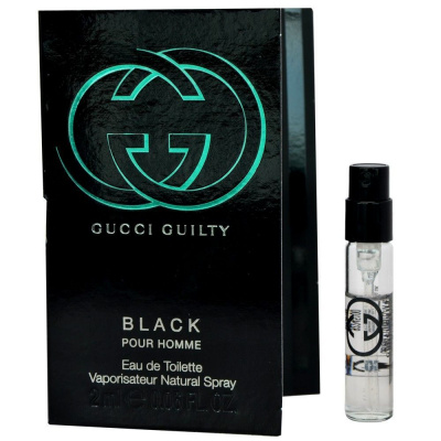 Gucci Guilty Black Pour Homme, Vzorka vône pre mužov