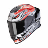 Moto přilba SCORPION EXO-R1 EVO AIR ALVARO Replica červená - Velikost L