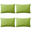 vidaXL Vankúše do exteriéru 4 ks jablkovo zelené 60x40 cm 132293