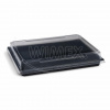 Wimex Miska na Sushi (PET) čierna 255 x 185 x 20 mm + viečko [200 sád]