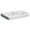 GEBERIT SMYLE SQUARE 75 x 48cm umývadlo hranaté, s otvorom, s prepadom, keramika, biela, 500.249.01.1