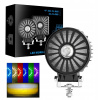LED CESTNÁ PRACOVNÁ LAMPA REFLEKTOR 18W RGB 12V 24V DRL