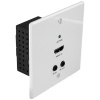 LINDY 70m Cat.6 HDMI 4K60, IR & RS-232 HDBaseT EU Wall Plate Extender, Transmitter HDMI ™, IR (konektor 3,5 mm) extender (predĺženie) 70 m; 38348