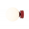 Aldex BALL RED WINE | Nástenná lampa v červenej povrchovej úprave