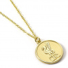 FC Liverpool prívesok na krk Gold Finish Crest Necklace - Novinka