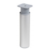Walteco Nábytková noha priemer 40mm, výška 150mm, aluminium optik Množstvo: 8 ks , 50010BP2