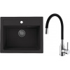Set Alveus (dřez Atrox 30 Black 91 + baterie Mintas Černá/Chrom) SETA23173