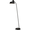 Fritz Hansen Stojacia lampa KAISER IDELL 1,25 m, čierna