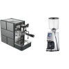 Stone Espresso Pure + Eureka Atom Specialty 75, chrome