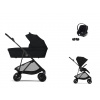 CYBEX Melio Carbon + Cot Travel Set B2 i-Size magic black 2025
