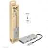 CLUB3D CSV-1547 hub USB 3.2 Gen 2 (3.1 Gen 2) Type-C 10000 Mbit/s Čierna, Strieborná (CSV-1547)