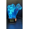 3Dmix 3DL-WD038 – 3D LED nočná lampa - Harley Quinn (Wood)