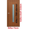 Soft Vchodové plastové dvere Hana 75x210 cm - Akce!