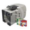 Samorezný keystone Solarix CAT5E STP SXKJ-5E-STP-RAL-SA, RAL FIT moduly, GROUND LOCK