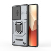 Kryt Magnetic Ring Holder Armor na Xiaomi Redmi Note 13 - Sivá