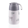 ZOPA Termoska na jídlo se silikonovým držákem 620 ml, Mountains