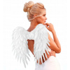 ANJELSKÉ KRÍDLA BIELE VIANOČNÝ ANJELIK VIANOCE 50 X 50 CM