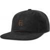 pánska šiltovka ETNIES ARROW CORD STRAPBACK Black/Brown