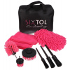Multifunkční sada pro mytí auta SIXTOL CAR DETAILING PINK 9
