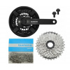 SHIMANO Reťaz Kazeta Korba 42/34/24 8-radová sada pohonu pre bicykel