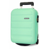 ROLL ROAD Flex Turquesa, Príručný mini cestovný kufor, 40x30x20cm, 24L, 584996B