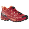LA SPORTIVA Detská treková obuv ULTRA RAPTOR II JR velvet/flamingo - červená Veľkosť EU: 32