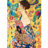 BlueBird - Puzzle Gustav Klimt: Dáma s vejárom - 2000 dielov