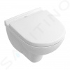 Villeroy & Boch O.novo Závesné WC Compact s doskou SoftClosing, DirectFlush, alpská biela 5688HR01