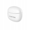 Canyon TWS-5, True Wireless Bluetooth slúchadlá do uší, USB-C nabíjanie, nabíjacia stanica v kazete, biele CNS-TWS5W