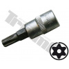 Nástrčný bit 3/8'', T30 Torx vŕtaný, krátka, CRV, TRIUMF