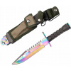 BSH N-715F nôž (Rambo M9 Rainbow Fade N-715F Bajonet)