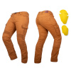 W-tec Moto jeansy Wallbridge Caramel (Velikost: 36/32, Barva: karamelová)