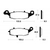 Brembo (Itálie) Predné brzdové doštičky Brembo 07KA18SA - Suzuki VL 1500 LC Intruder (pravá brzda), 1500ccm - 02>
