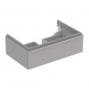 Geberit iCon - Skrinka pod umývadlo, 740x240x477 mm, platinová lesklá 840277000