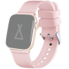 LAVVU Svetloružový silikónový remienok pre APPLE WATCH 38-40 mm