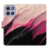 Flip pouzdro iSaprio - Motorola Moto G86 5G - BlackPink Marble s kapsičkami na karty (Flipové knížkové pouzdro, obal, kryt iSaprio s přihrádkami na karty a motivem)