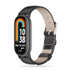 Remienok Tech-Protect Leatherfit Xiaomi Smart Band 8 / 9 Nfc Black