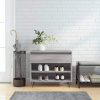 vidaXL Botník sivý dub sonoma 70x36x60 cm spracované drevo