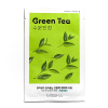 Missha Airy Fit Green Tea plátienková maska s hydratačným účinkom 19 g