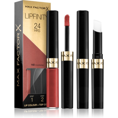 Max Factor Lipfinity Lip Colour dlhotrvajúci rúž s balzamom odtieň 140 Charming 4,2 g