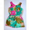 Detská kombinéza - Letné zakončenie nasledujúceho 134 béžového, hnedého, ružového, viacsekora, zeleného (Next Patysuit PlaySuit Celkvels Nové 134 cm 9 rokov)