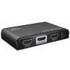 PREMIUMCORD HDMI 2.0 splitter 1-2 porty, 4K x 2K/60Hz, FULL HD, 3D, černý khsplit2f