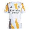 adidas Real Madrid Pre Match Shirt 2024 2025 Adults White/Blue M