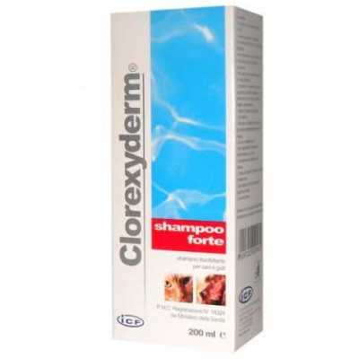ICF Clorexyderm forte šampon 200ml