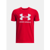 Under Armour Chlapčenské tričko UA SPORTSTYLE LOGO SS Červená YSM